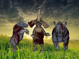 Elephant Rhino Safari Hunting capture d'écran 1