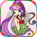 Coloring Game for WinX Party