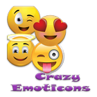 Crazy emoticons for chats icon