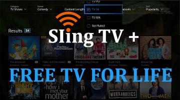 SIing + Pro TV for sling live TV Prank پوسٹر
