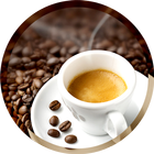 Kaffee-Hintergrund Kaffee-Bild Zeichen