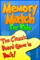 Memory Match For Kids Affiche