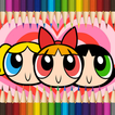 Coloring Powerpuff Girls coloring for Kids