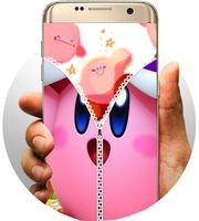 Kirby Zipper Lock Screen Affiche