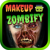 Makeup Zombify Scary Face icon