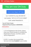 AP Police Tracking System 포스터