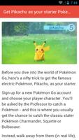 Guide for Pokemon GO Screenshot 1