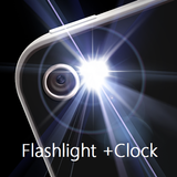 Super Flashlight + Clock icône