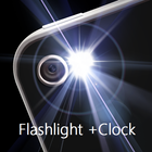 Super Flashlight + Clock icon