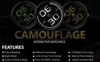 Camouflage Ranger  Watch Face Affiche