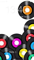 Vinyl record HD verrouillage Affiche