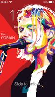 Kurt Cobain HD verrouillage Affiche