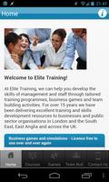 Elite Training Plakat