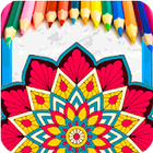 Mandala Coloring Pages icône