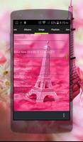 Art Eiffel Tower Music Theme स्क्रीनशॉट 1