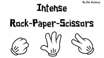 Intense Rock-Paper-Scissors Affiche