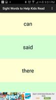 Sight Words to Help Kids Read Ekran Görüntüsü 3