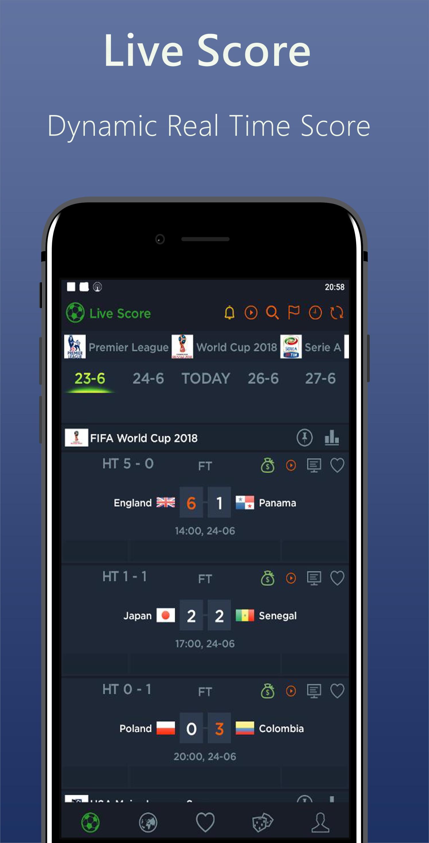 Fußball Livescore 24 APK für Android herunterladen