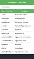 Nama Latin Tumbuhan syot layar 1