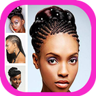 非洲妇女发型年 图标