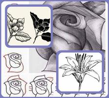 Apprenez à dessiner des fleurs capture d'écran 2
