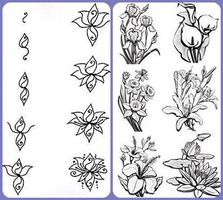Apprenez à dessiner des fleurs capture d'écran 3