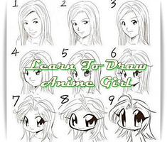 Draw Anime Girl plakat