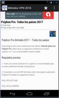 internet gratis android 2018 metodos capture d'écran 2