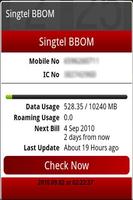 Singtel Mini BBOM Widget Beta capture d'écran 1