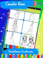 Princess Elsa Coloring Book تصوير الشاشة 1