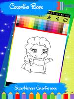 Princess Elsa Coloring Book syot layar 3