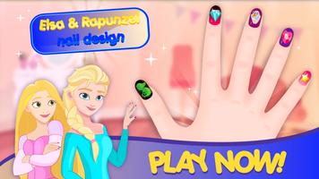 Elsa & Rapunzel nail capture d'écran 1