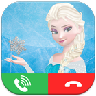 Elsa fake call Video icon
