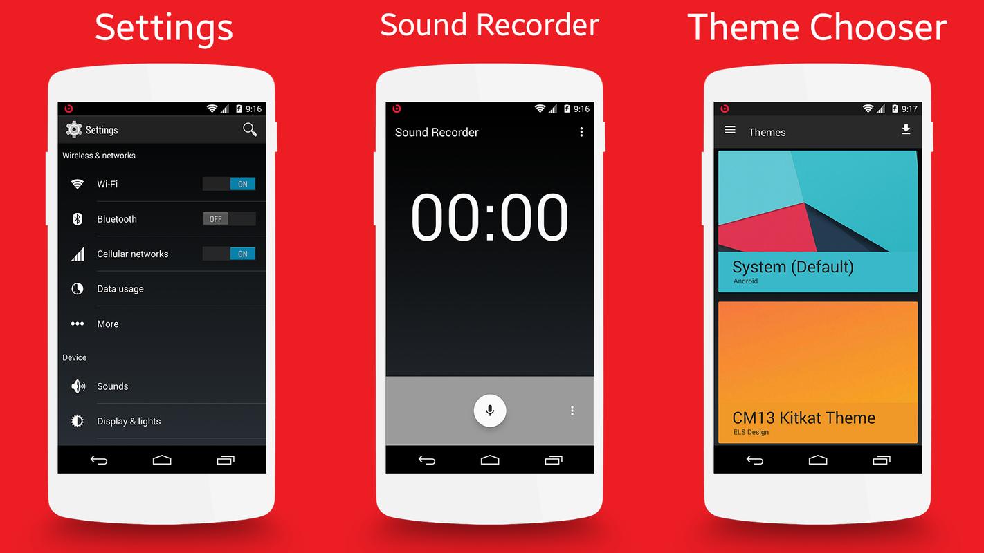 CM13 KitKat 4.4 Theme APK Download - Free Personalization ...