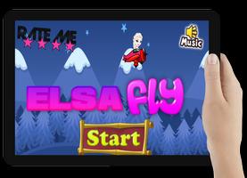 Princess Elsa Fly poster