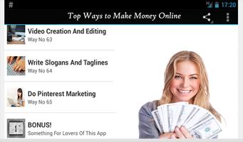Top Ways to Make Money Online Affiche
