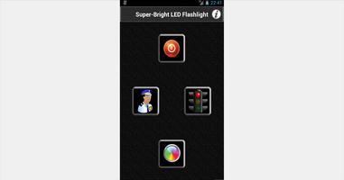 Super-Bright LED Flashlight Affiche