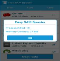 Free RAM Booster تصوير الشاشة 2