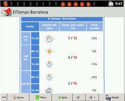 El Tiempo Barcelona screenshot 1