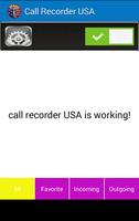 برنامه‌نما CALL RECORDER U.S.A عکس از صفحه
