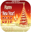 Happy year 2018 আইকন