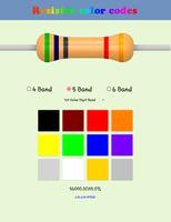 Resistor color codes পোস্টার