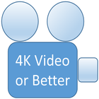 Video HD 4K-icoon