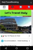 Italy Travel Booking poster