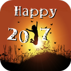 New Year 2017 Wishes Cards আইকন
