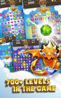 Jewels Dragon match 3 syot layar 2
