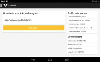 Alldebrid captura de pantalla 2