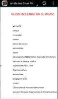 la liste des Email RH au maroc capture d'écran 1