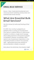 Email Bulk Service capture d'écran 1