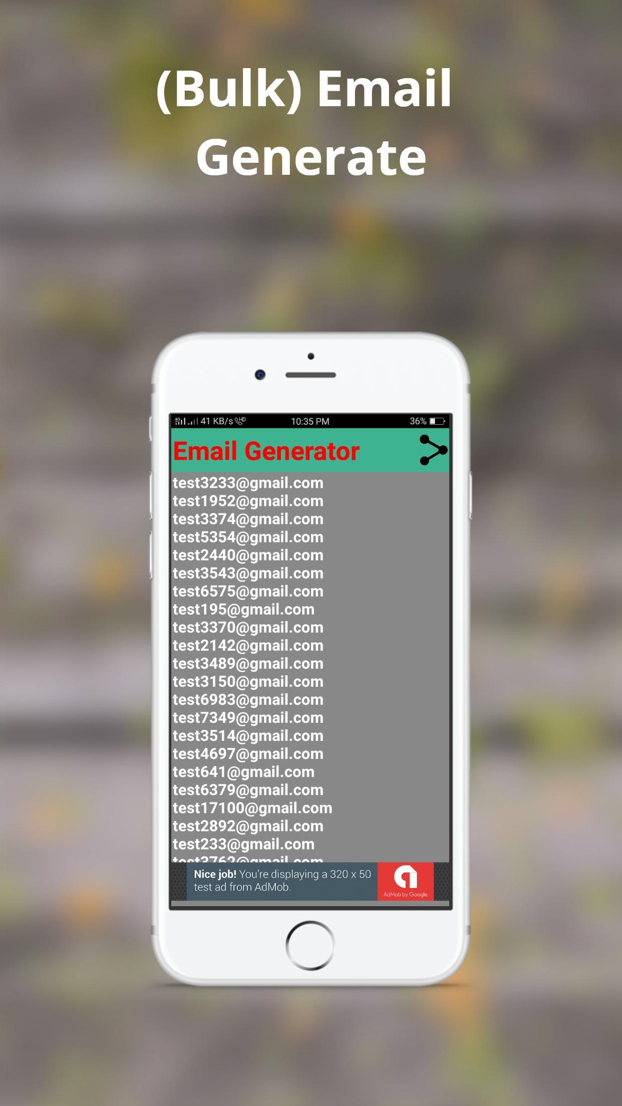 Random Email Generator Tool (Bulk) for Android - APK Download
